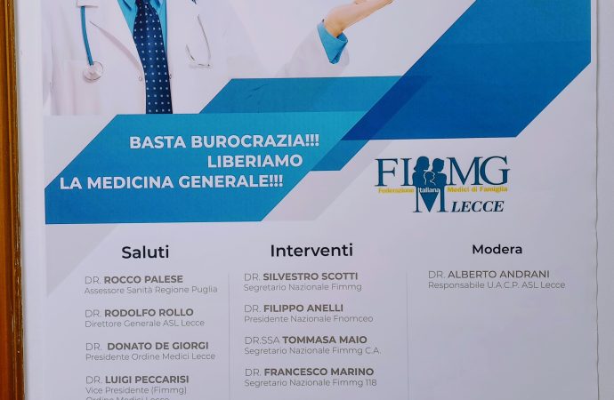 CONGRESSO PROVINCIALE FIMMG LECCE – 11 GIUGNO ORE9.00 – HOTEL HERMITAGE GALATINA